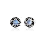 Load image into Gallery viewer, Natural Moonstone Rainbow Studs