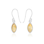 Load image into Gallery viewer, Natural Citrine Cabochon Earrings