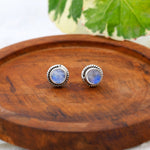 Load image into Gallery viewer, Natural Moonstone Rainbow Studs