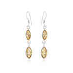 Load image into Gallery viewer, Natural Citrine Faceted Earrings