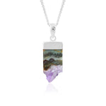Load image into Gallery viewer, Natural Amethyst Lace Druzy Pendant