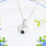 Load image into Gallery viewer, Natural Sapphire Cut Pendant