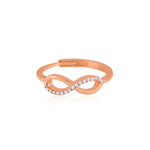Load image into Gallery viewer, Infinity Ring (Rose Gold-Plated)