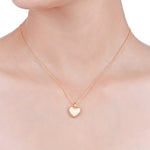 Load image into Gallery viewer, Bold Heart Pendant (Rose Gold Plated)