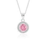 Load image into Gallery viewer, Rosabelle Pendant (Rhodium Plated)