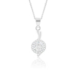 Load image into Gallery viewer, Frost Pendant (Rhodium Plated)