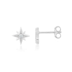 Load image into Gallery viewer, Snowflake Studs (Rhodium Plated)