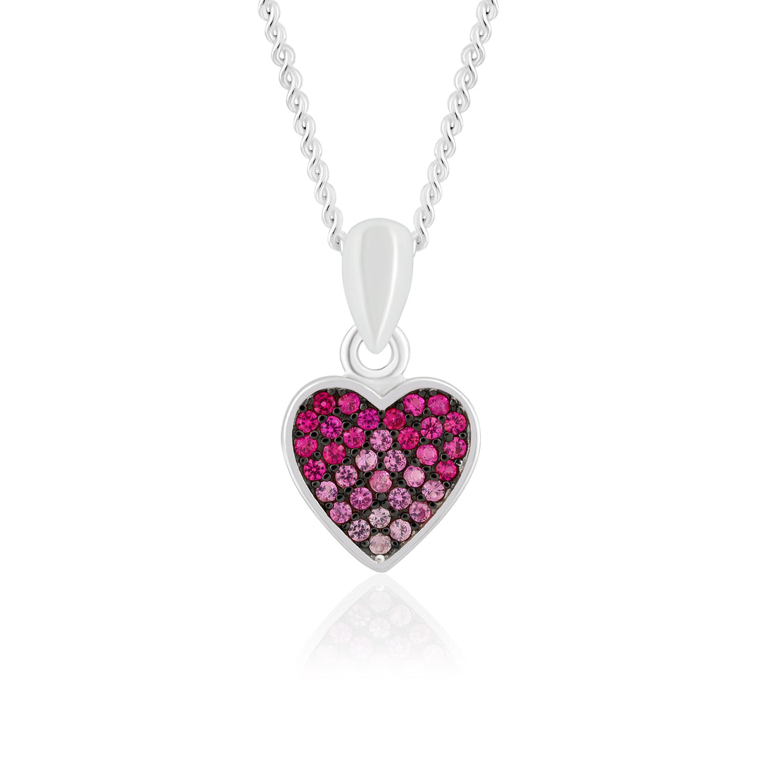 Valentina Pendant (Rhodium Plated)