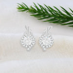 Load image into Gallery viewer, Frost Studs With Zircon (Rhodium Plated)
