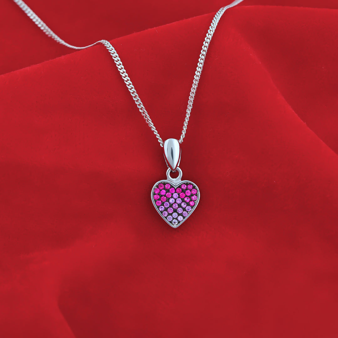 Valentina Pendant (Rhodium Plated)