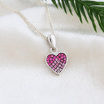 Load image into Gallery viewer, Valentina Pendant (Rhodium Plated)