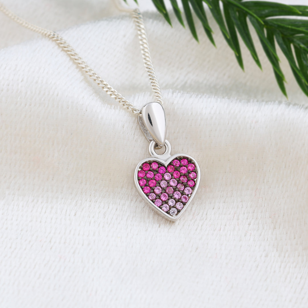 Valentina Pendant (Rhodium Plated)