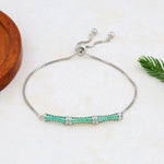 Load image into Gallery viewer, Evergreen Bracelet (Rhodium Plated)