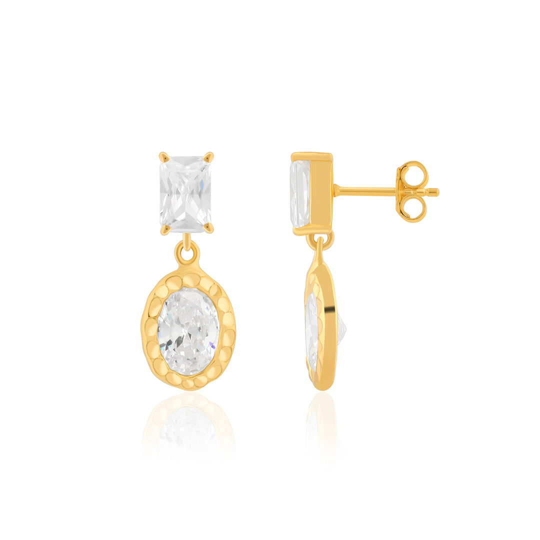 Empire Studs (Gold Plated)