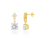 Load image into Gallery viewer, Selene Drop Earrings (Gold Plated)
