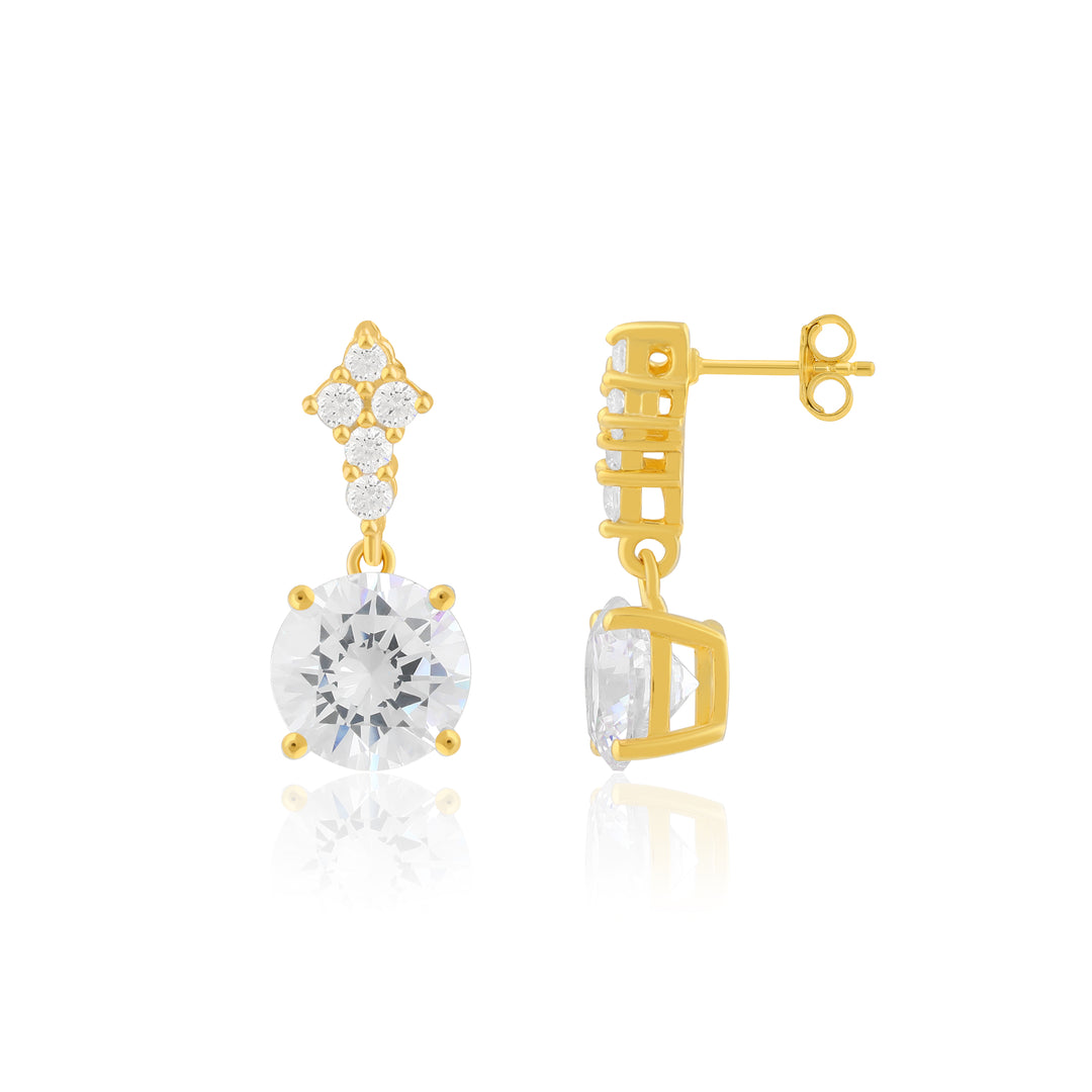 Selene Drop Earrings (Gold Plated)