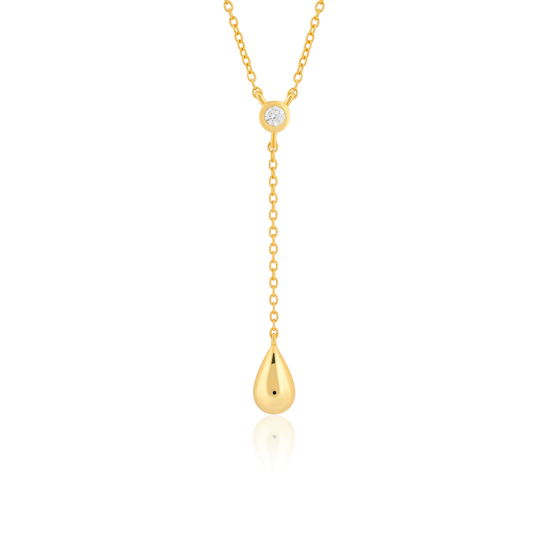 Teardrop Necklace (Gold Plated)