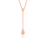 Load image into Gallery viewer, Teardrop Necklace (Rose Gold Plated)