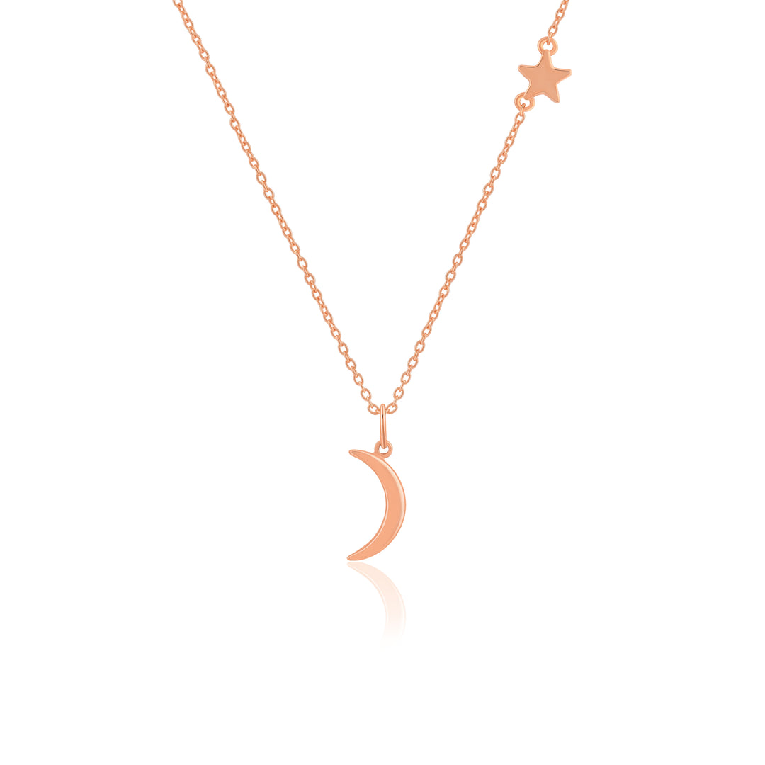 Celestial Necklace  (Rose Gold Plated)