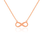 Load image into Gallery viewer, Infinity Necklace (Rose Gold Plated)