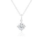 Load image into Gallery viewer, Solitaire Necklace (Rhodium Plated)