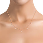 Load image into Gallery viewer, Ariel Necklace in 925 Silver (Rose Gold Plated)