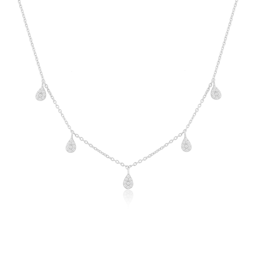 Ariel Necklace (Rhodium Plated)
