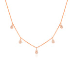 Load image into Gallery viewer, Ariel Necklace in 925 Silver (Rose Gold Plated)