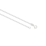 Load image into Gallery viewer, Oval Beaded Chain (Rhodium Plated)