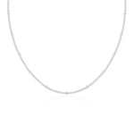 Load image into Gallery viewer, Knotted Chain  (Rhodium Plated)
