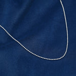 Load image into Gallery viewer, Oval Beaded Chain (Rhodium Plated)