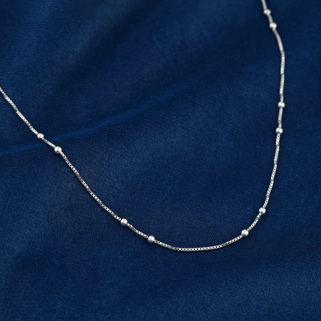 Duette Chain (Rhodium Plated)