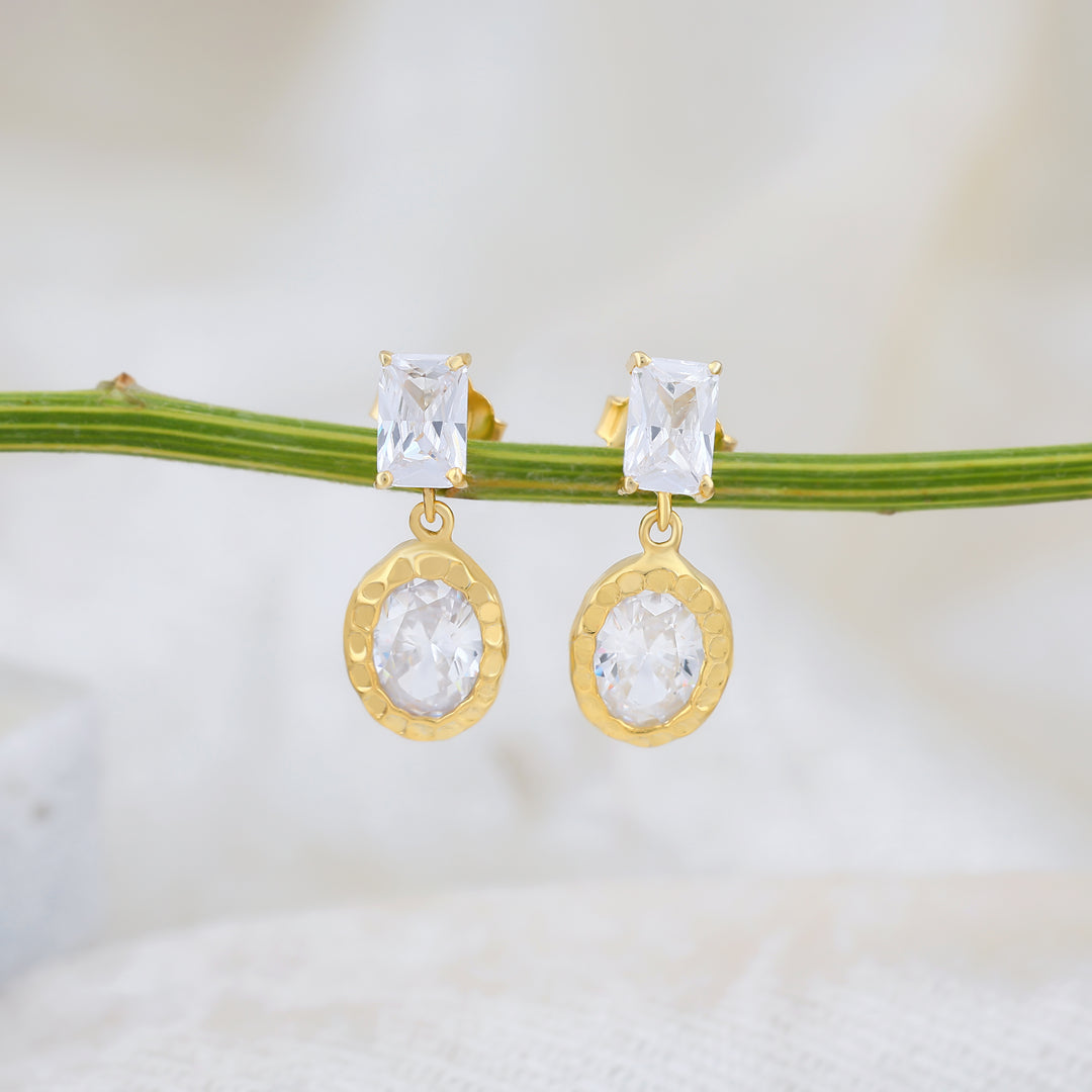 Empire Studs (Gold Plated)