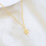 Load image into Gallery viewer, Leaflet Charm Necklace (Gold Plated)