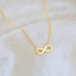 Load image into Gallery viewer, Infinity Necklace (Gold Plated)