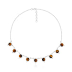 Load image into Gallery viewer, Natural Tiger Eye Necklace