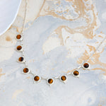 Load image into Gallery viewer, Natural Tiger Eye Necklace