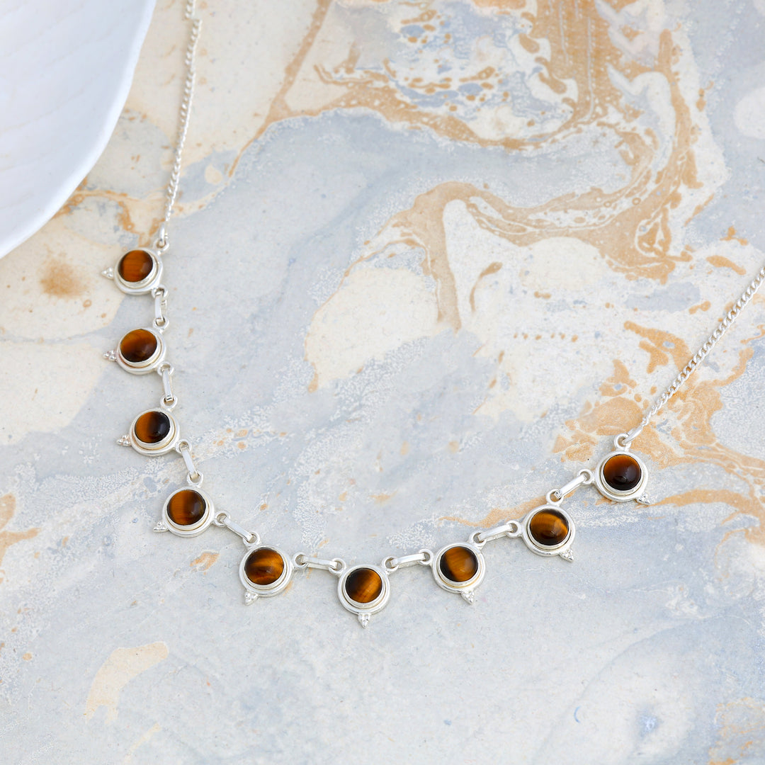 Natural Tiger Eye Necklace