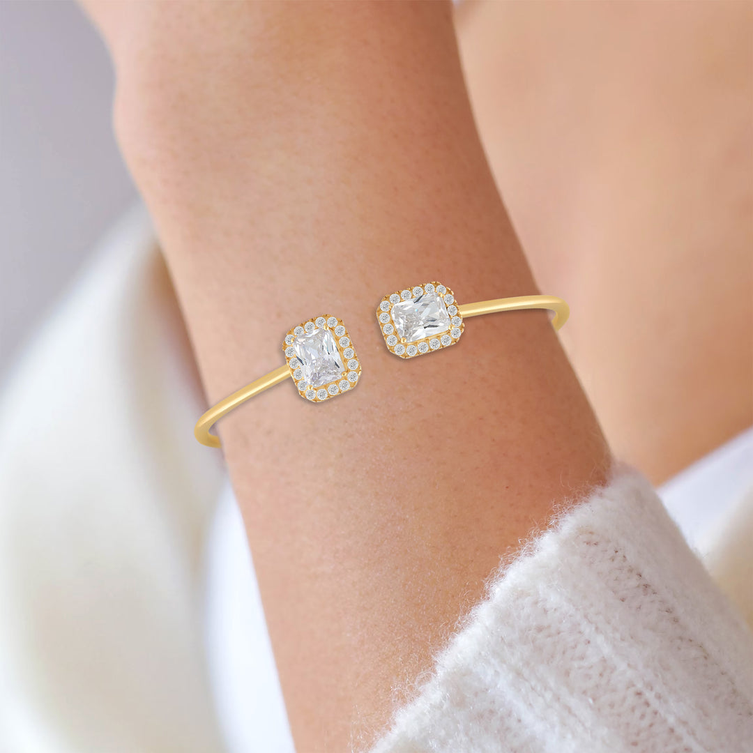 Octa Cuff Bracelet (Gold-Plated)
