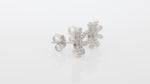 Load and play video in Gallery viewer, Floral Studs (Rhodium Plated)