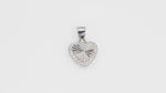 Load and play video in Gallery viewer, Amora Heart Pendant (Rhodium Plated)