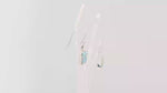 Load and play video in Gallery viewer, Natural Opal Ethiopian Rough Earrings