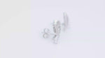 Load and play video in Gallery viewer, Aurelia Studs (Rhodium Plated)