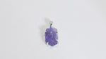 Load and play video in Gallery viewer, Natural Tanzanite Rough Pendant
