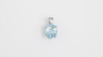 Load and play video in Gallery viewer, Natural Aquamarine Faceted Pendant