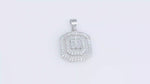 Load and play video in Gallery viewer, Octagon Pendant (Rhodium Plated)