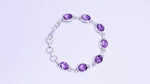 Load and play video in Gallery viewer, Natural Amethyst Cut Bracelet