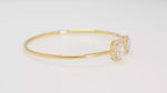 Load and play video in Gallery viewer, Octa Cuff Bracelet (Gold-Plated)