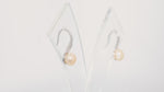 Load and play video in Gallery viewer, Natural Pearl Earrings With Zircon