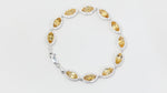 Load and play video in Gallery viewer, Natural Citrine Cut Bracelet